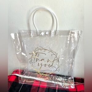 Very cute “Thank you” clear bag